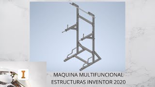 Estructuras metálicas en Inventor. Tutorial Inventor 2020 en español. Estructuras en Inventor 2020.