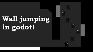 The BEST wall jump technique in godot? Godot 4 platformer game tutorial ep 9