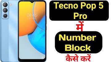 How to block any number in Tecno Pop 5 Pro || how to add any number in blacklist on Tecno Pop 5 Pro
