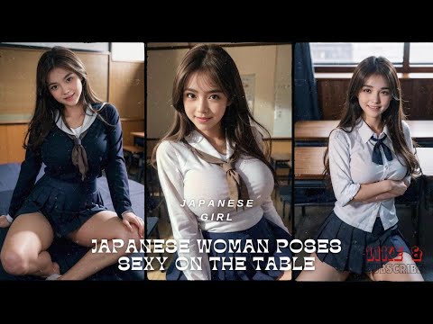 [4K] | Sexy Female Photos On The Table | Mature Women | Cute Japanese Girl | Ai Art | Lookbook Women