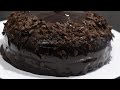 Eggless chocolate cake without oven recipe with easy cake decorating process (In hindi)