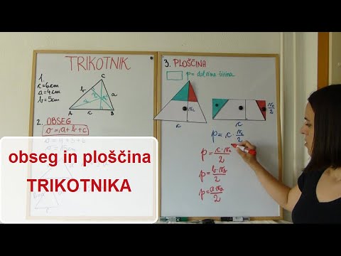 Video: Kako Izračunati Obseg Trikotnika