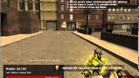 Lets play Garrys mod dark rp: part 1: Trying to make friends