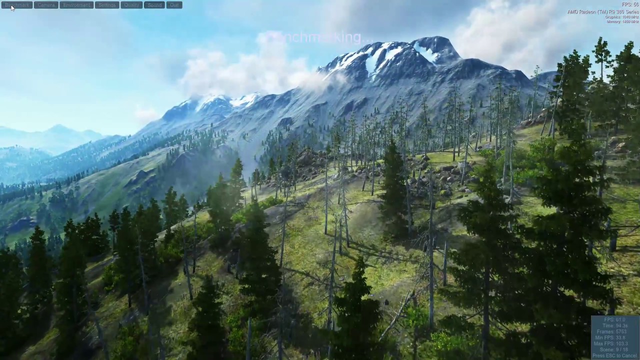 Unigine Valley Benchmark w/ Temps - CPU Overclock & Stock GPU - YouTube