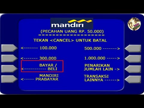 tutorial mandiri sms: transfer antar bank.. 