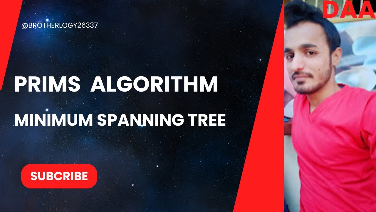 Prim's algorithm | Minimum spanning tree (MST) | Data structure and ...