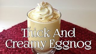 Eggnog Recipe (non-alcoholic) | Peaches and Cream