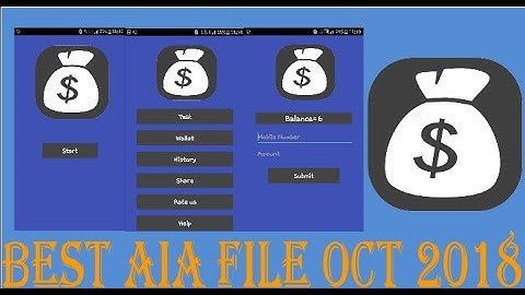 Best aia file oct 2018 | appybuilder best aia file | thunkable aia file | Andro Earnings
