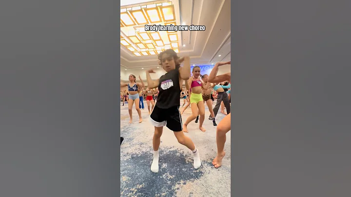 Love watching Brody learn choreo! #dancer #choreography #dance