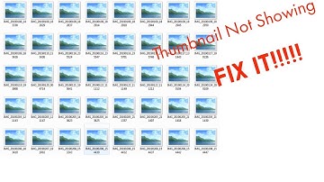 How to Fix thumbnail not showing problem in Windows 7\8\9\10