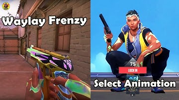 Waylay Frenzy Kaleidoscope | Waylay Agent Select Animation | Patch 10.04 Homescreen