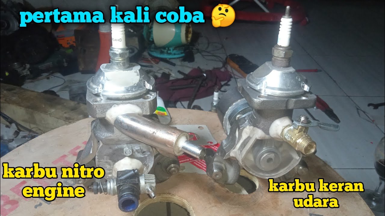 2 unit mesin mini 2 tak daribkompresor kulkas