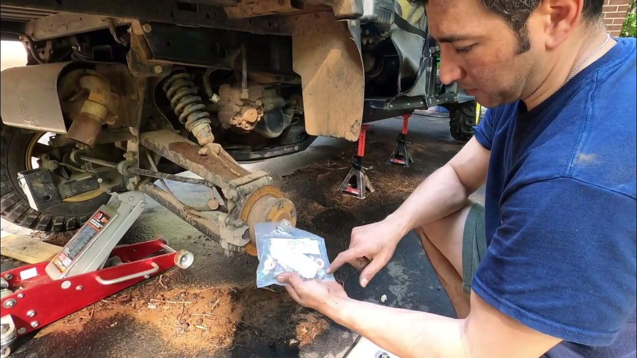 How to Change the Front & Back Brake Pads on a John Deere Gator 825i