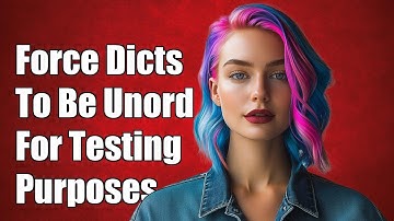 How to Force Python Dictionaries to Be Unordered for Testing Purposes