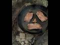 Amazing Delicious Style Pan Cooking Meat Outdoor
