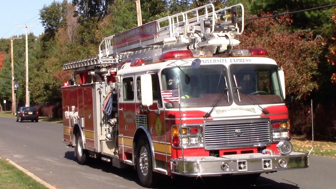 West Long Branch Fire Department Squrt 5390 Responding 102119 YouTube