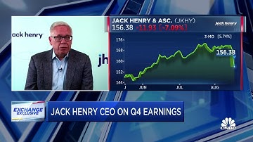 Jack Henry CEO on Q4 earnings: Our sales pipeline is larger than it