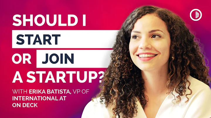 Founder VS Joiner: How to decide | Erika Batista, ...