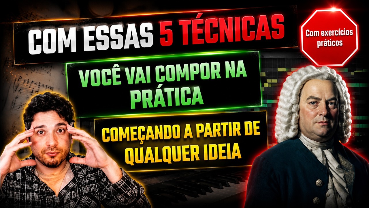 🎹5 TÉCNICAS PROFISSIONAIS PARA COMPOR A PARTIR DE QUALQUER IDEIA