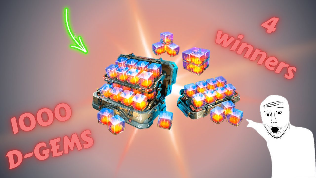 1000 D-GEM GIVEAWAY WINNERS | War Robots