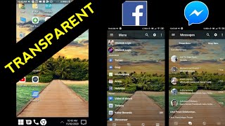 Cara Menggunakan FACEBOOK Dan MESSENGER Mode TRANSPARAN screenshot 5