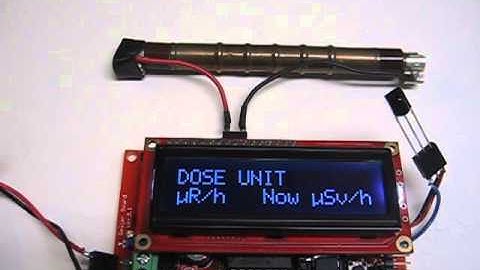 Geiger Kit - Setup Menu