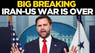 JD Vance LIVE: Iran-US War Is Over Vance Drops Major Peace Deal Bombshell | World News LIVE Update