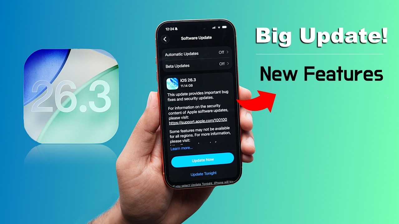 iOS 26.3 Released 🔥 Very Big Update! | New Features, Performance, Battery Life (HINDI)