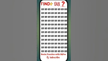 Find The Odd Number 👉 98 | #IQPro 🔥 | #Find The Odd One Out | #Observation Skill 🦅 | #Brain test🦁