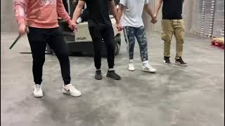 Lebanese dabkeh training