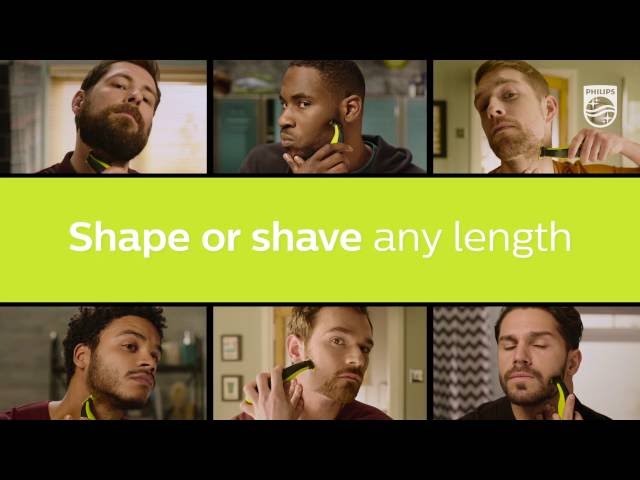 OneBlade: trim, edge and shave any length of hair