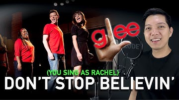 Thumbnail of Don't Stop Believin' (Finn Part Only - Karaoke) - Glee Version
