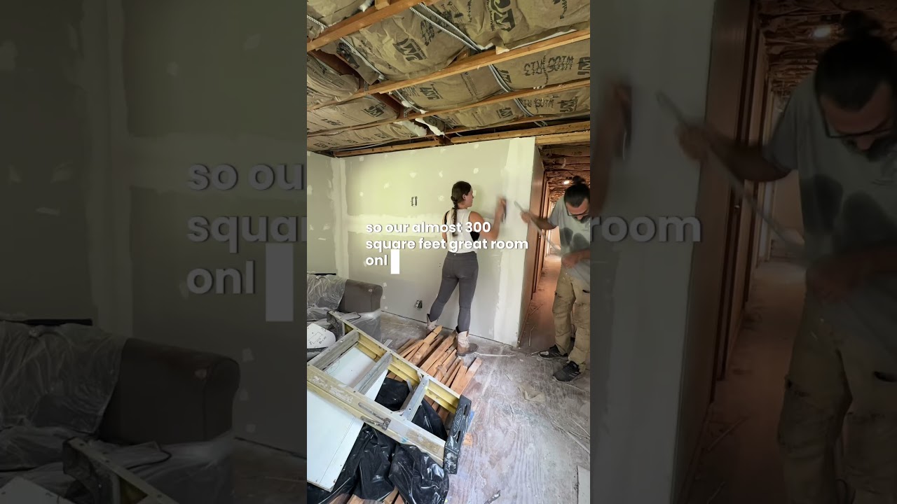 Ремонт трейлера 1975 года: шлифовка гипсокартона – это весело! 