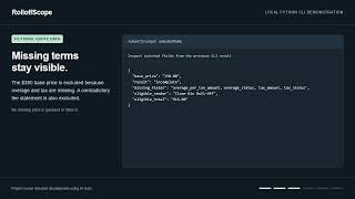 RolloffScope | CALL-E CLI and Python demonstration