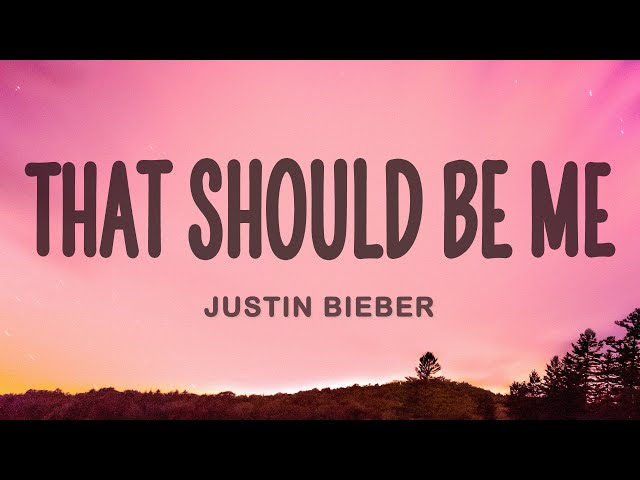 Justin Bieber - That Should Be Me class=