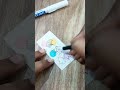Easy Flower 🌹 Bookmarker | Easy Flower drawing ideas #shorts #youtubeshorts