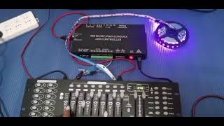 Music controller to work with dmx console, pixel leds strips,l screenshot 4