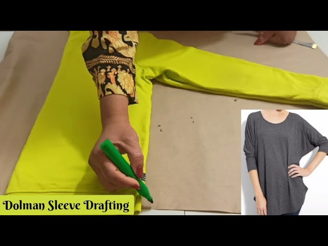 T Shaped Dolman Sleeve: Quick Trick To Creating A Dolman Sleeve