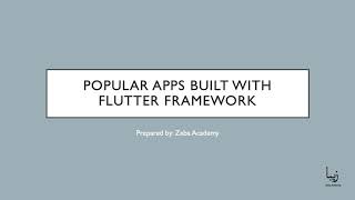 What Are Popular Apps Built With Flutter Framework?