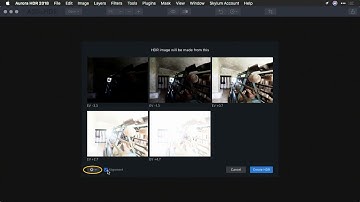 Opening Bracketed Photos from a Folder with Aurora HDR 2018