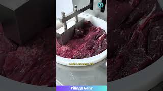 Industrial Meat Processing: Efficient Cutting for Production #industry #foodproduction #machines