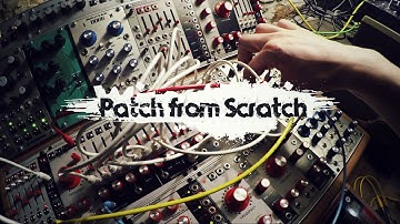 Patch from Scratch - Verbos Multi-Delay Processor as CV source playing the Harmonic Oscillator