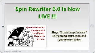 Spin Rewriter 6.0 Review  Master The EASY Way of Dominating Search Rankings