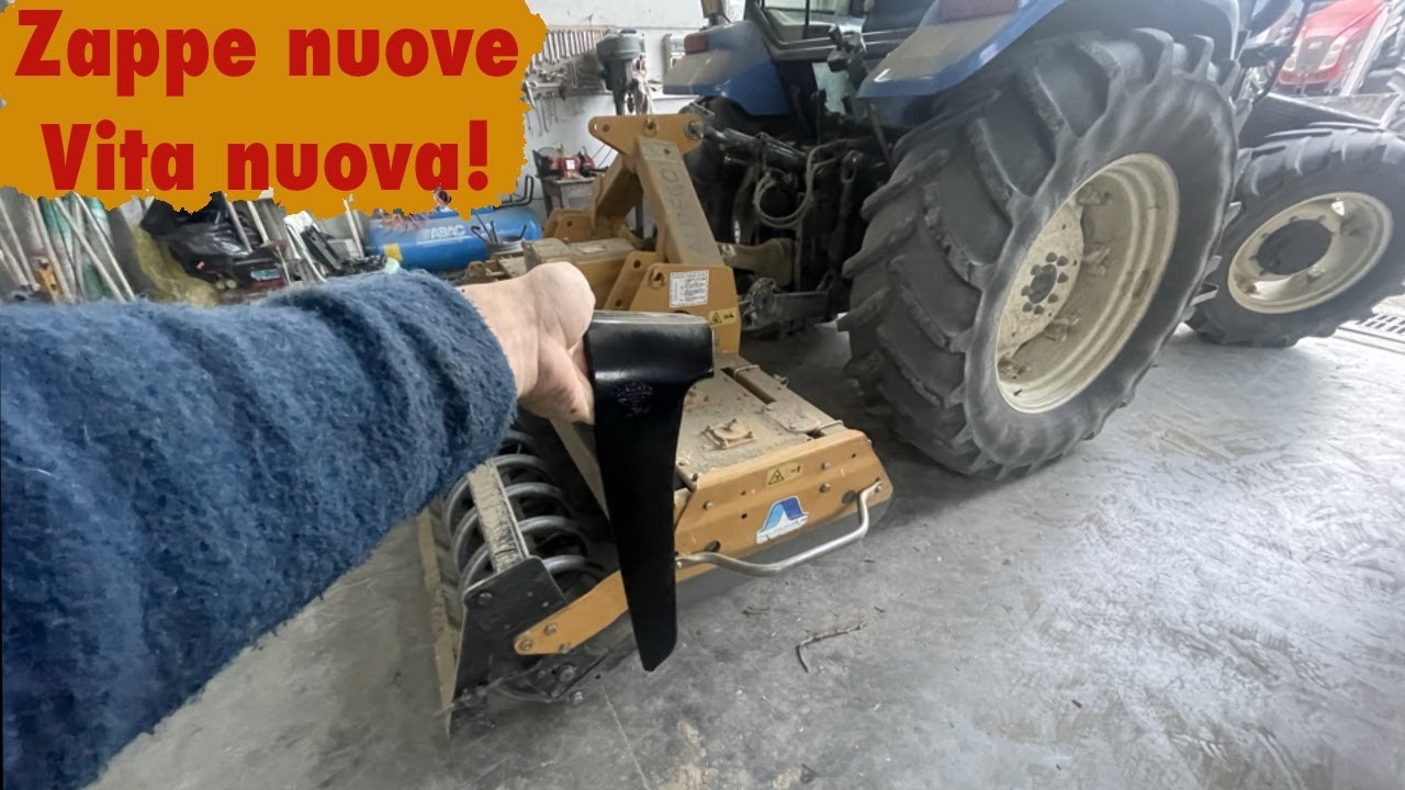 Cambio le Zappe all’ erpice rotante - Alpego RD 250