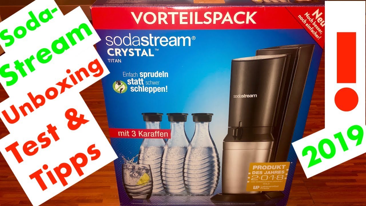 Sodastream Unboxing, Test & Tipps YouTube