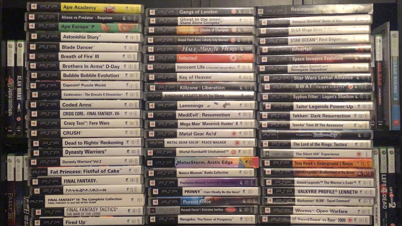 My PSP Collection LIVE - YouTube