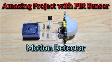 DIY PROJECT | Motion Detector Light | PIR sensor project ||