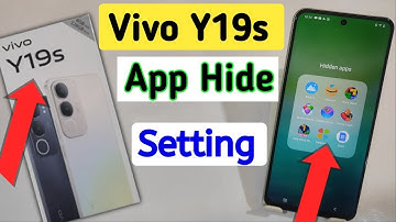How to hide apps in Vivo y19s/Vivo y19s me app hide setting kaise kare,Vivo y19s app hide