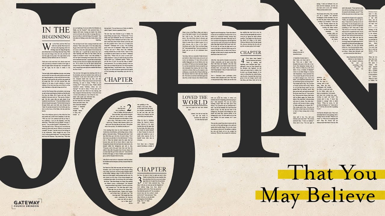That You May Believe: The Gospel of John Part 22 - YouTube