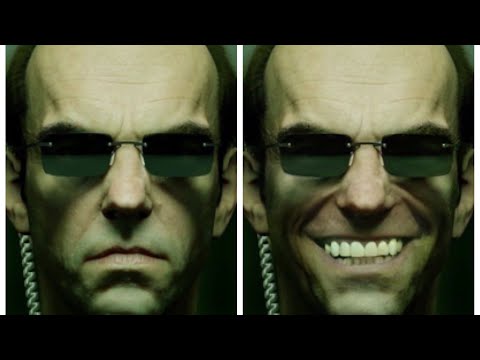 【マトリックス】エージェントスミスを笑顔にしてみた　I made Agent Smith smile